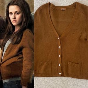 ASO Bella Swan J. Crew Professor Cardigan